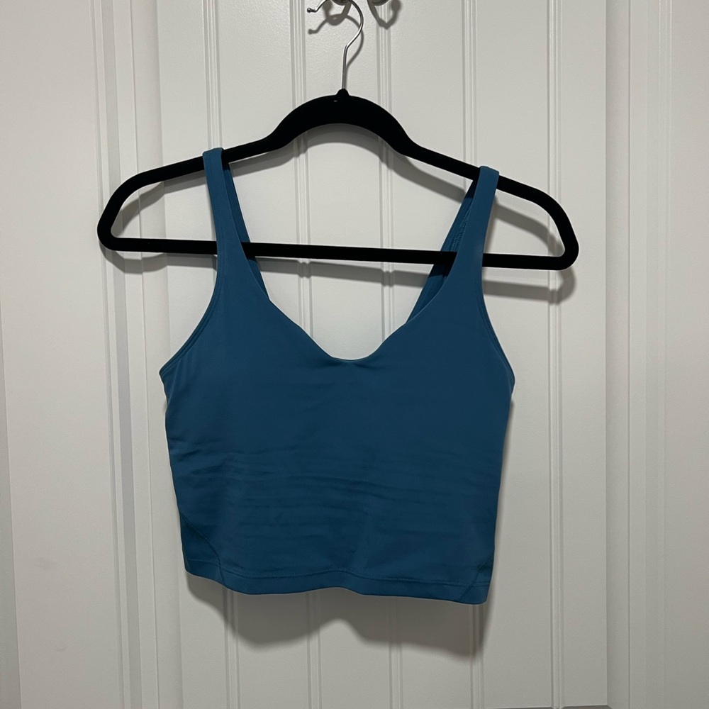 lululemon athletica align blue top